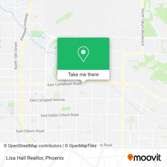 Lisa Hall Realtor map