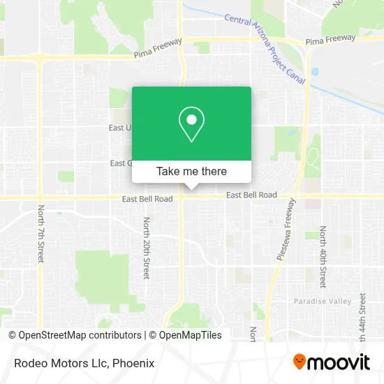 Rodeo Motors Llc map
