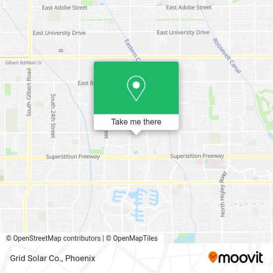 Grid Solar Co. map