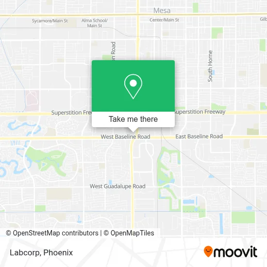 Labcorp map