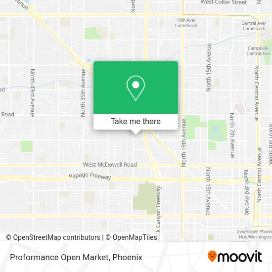 Proformance Open Market map