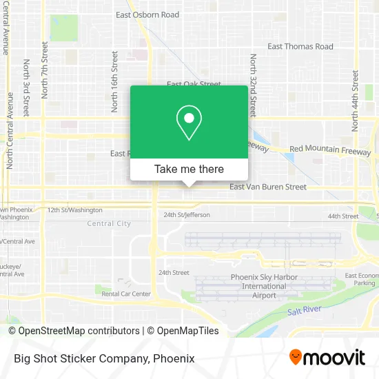 Big Shot Sticker Company map