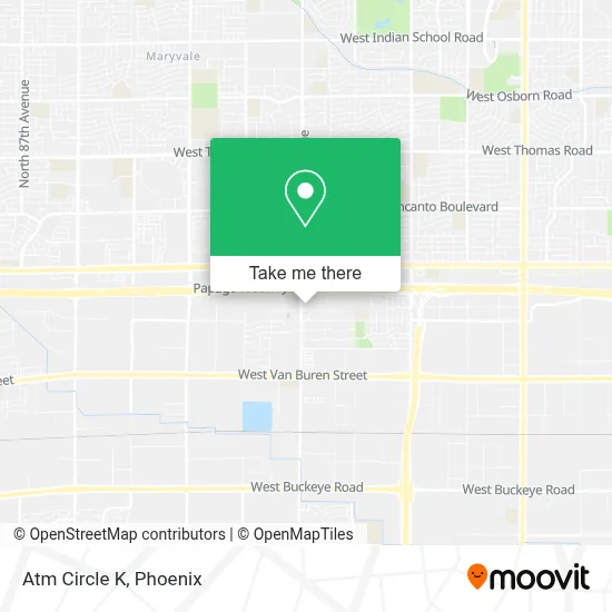 Atm Circle K map