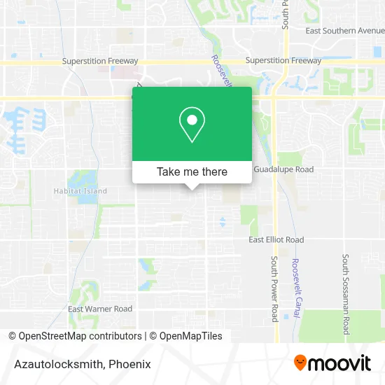 Azautolocksmith map