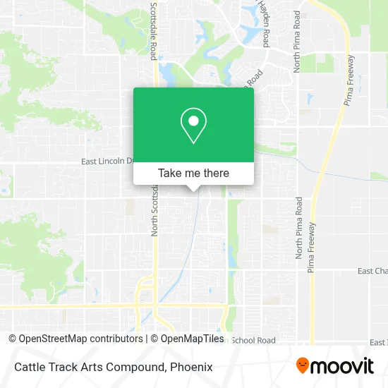 Cattle Track Arts Compound map