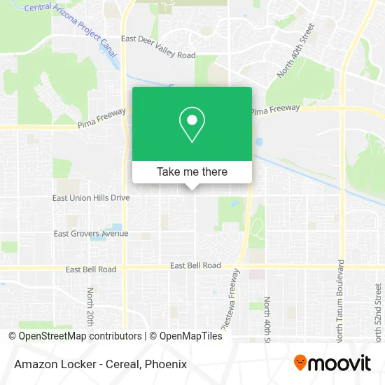 Amazon Locker - Cereal map