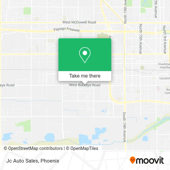 Jc Auto Sales map