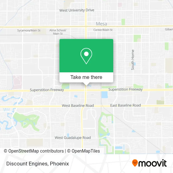 Discount Engines map