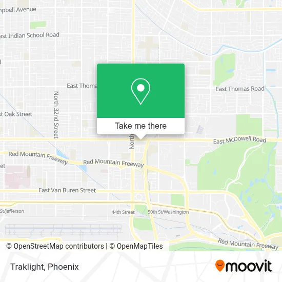 Traklight map