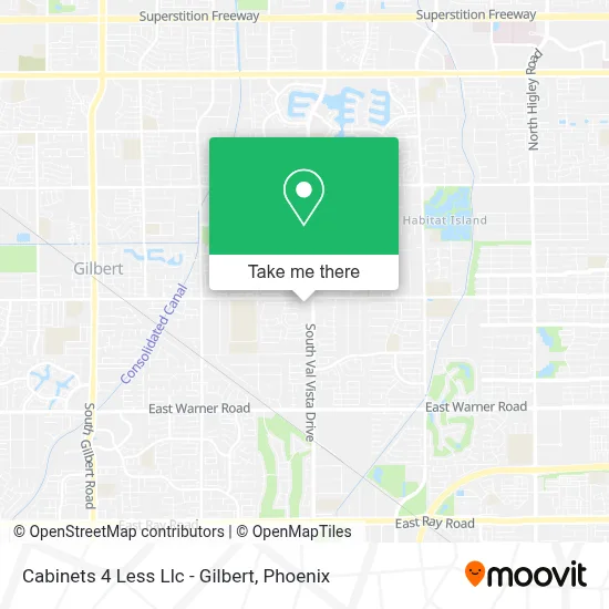 Cabinets 4 Less Llc - Gilbert map