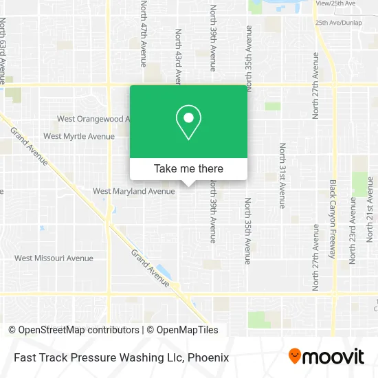 Fast Track Pressure Washing Llc map