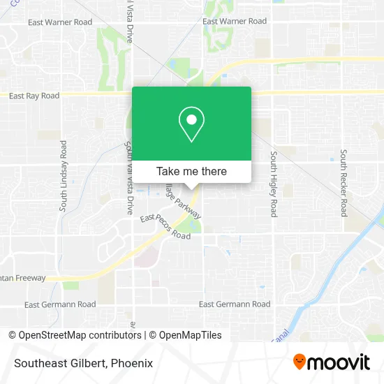 Southeast Gilbert map