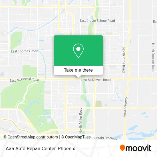 Aaa Auto Repair Center map