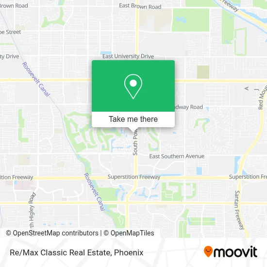 Re/Max Classic Real Estate map