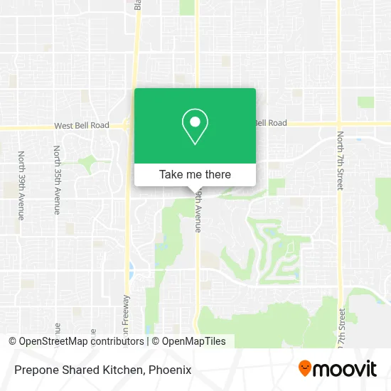 Prepone Shared Kitchen map