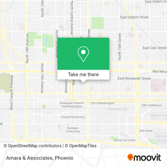 Amara & Associates map