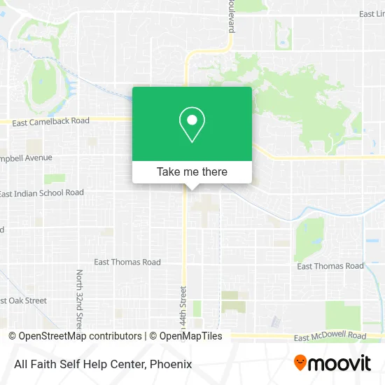All Faith Self Help Center map