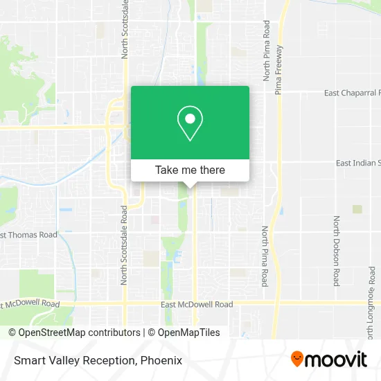 Smart Valley Reception map