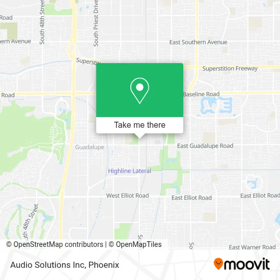 Audio Solutions Inc map