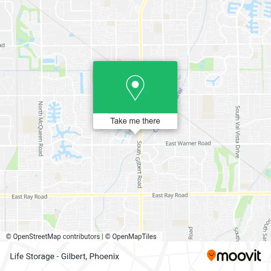 Life Storage - Gilbert map