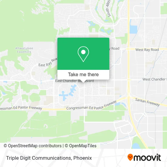 Triple Digit Communications map
