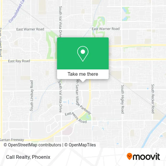 Call Realty map