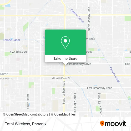 Total Wireless map