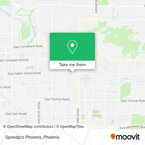 Speedpro Phoenix map