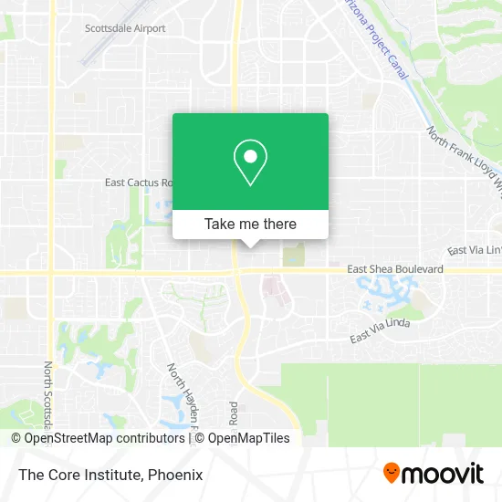 The Core Institute map