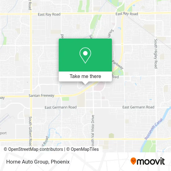 Horne Auto Group map