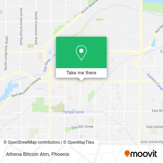 Athena Bitcoin Atm map