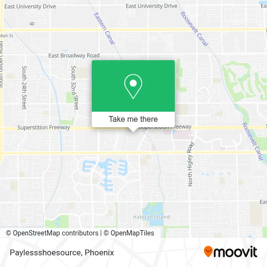 Paylessshoesource map