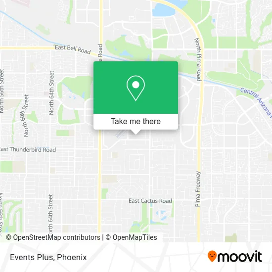 Events Plus map