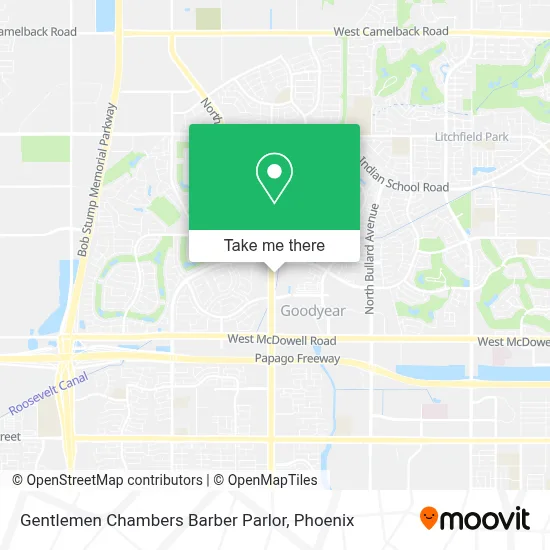 Gentlemen Chambers Barber Parlor map