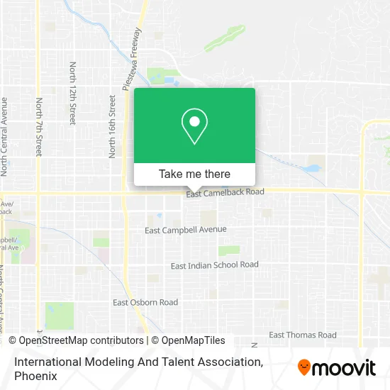 International Modeling And Talent Association map