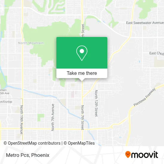 Metro Pcs map
