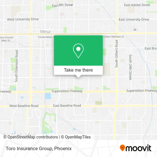 Toro Insurance Group map