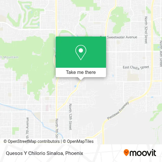 Quesos Y Chilorio Sinaloa map
