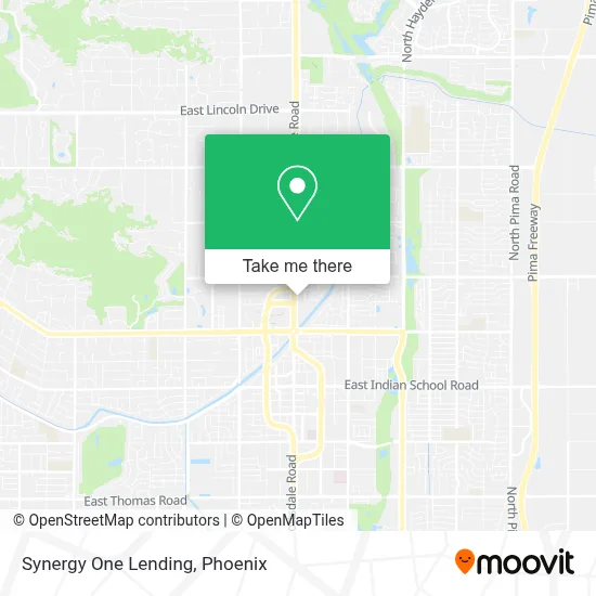Synergy One Lending map