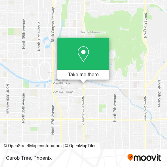 Carob Tree map