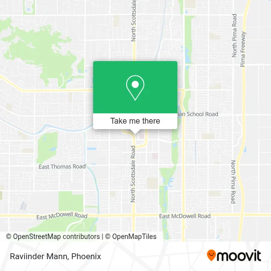 Raviinder Mann map