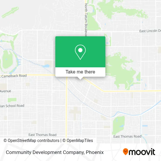 Community Development Company map