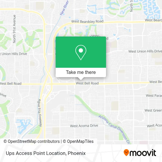 Ups Access Point Location map