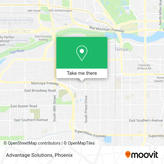 Advantage Solutions map