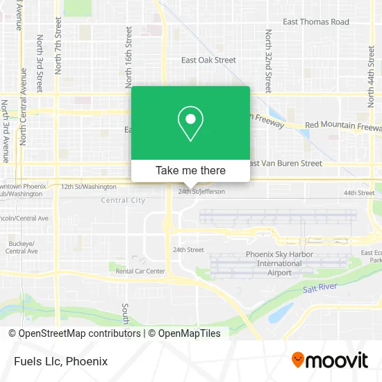 Fuels Llc map