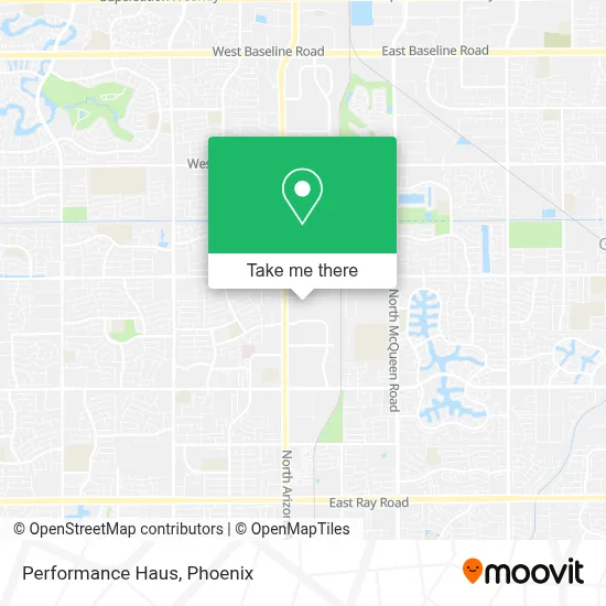 Performance Haus map