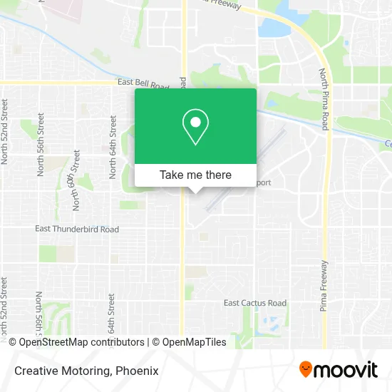 Creative Motoring map