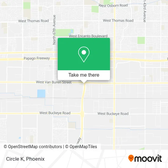 Circle K map