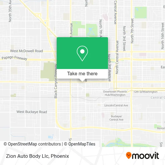 Zion Auto Body Llc map