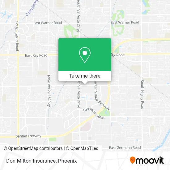 Don Milton Insurance map